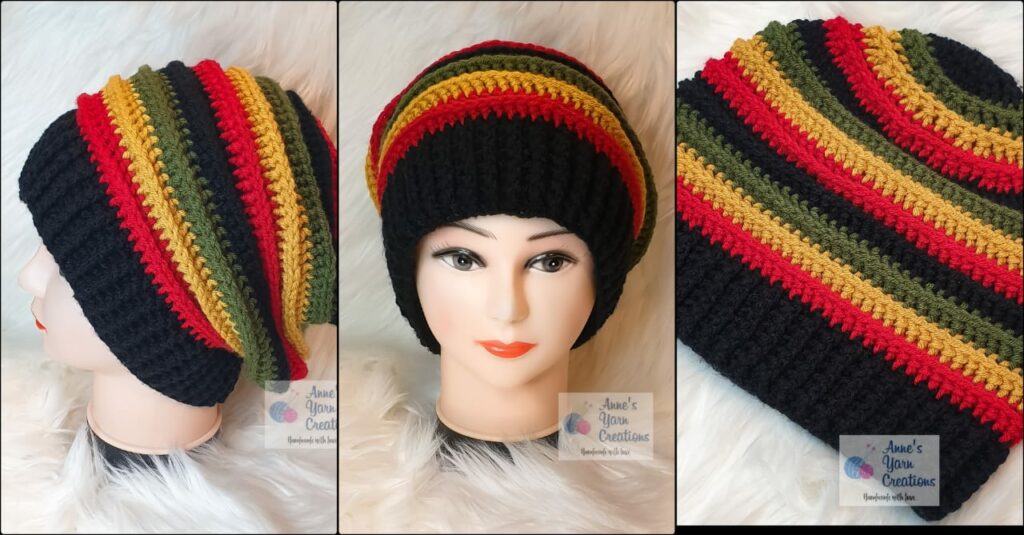 10 Free Crochet Rasta Hat Patterns You’ll Love Making! TODES